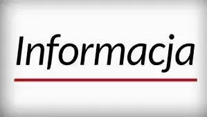 Zdjęcie do INFORMACJA