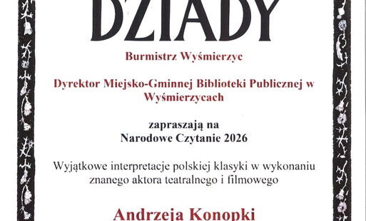 Zdjęcie do Narodowe Czytanie 2026 